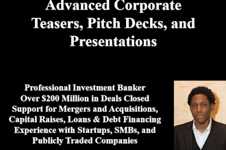 build you the best pitch deck or presentation