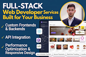 develop modern fullstack web app with high performance and clean UI