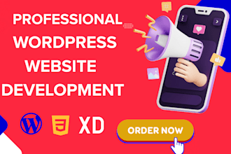 build, customize, and redesign a professional wordpress website or blog