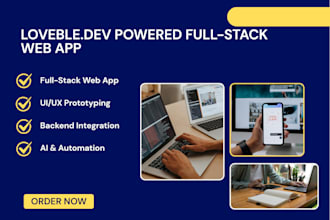 lovable dev powered full stack web app