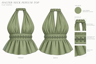 create fashion illustrations and pencil sketches