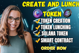 create and launching tokens with cross chain bridge ,multi chain deployment
