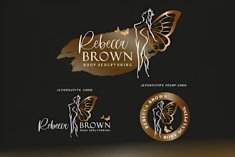 make a modern beauty and fashion logo design