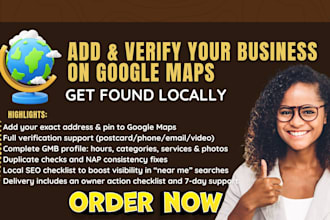 add and verify your business location on google maps and gmb