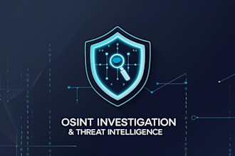 conduct osint investigation and threat intelligence research