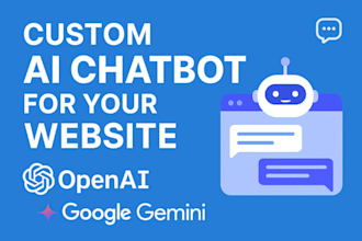 set up a chatbot for your website using google gemini