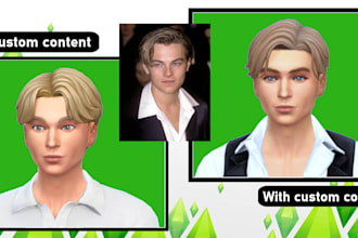 create a custom sim in the sims 4