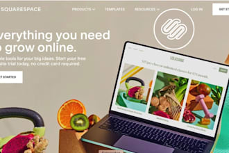 design and redesign modern, responsive squarespace websites, figma and uiux