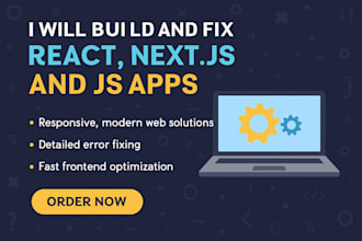 build and fix react, nextjs, and js apps
