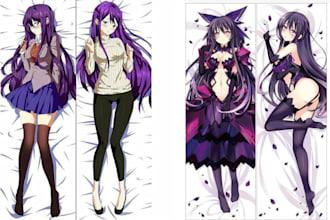 draw stunning full body dakimakura oc, body pillow, vtuber oc sfw nsfw in anime
