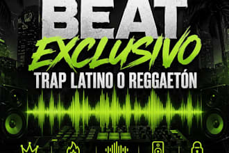 beat exclusivo trap latino o reggaetón