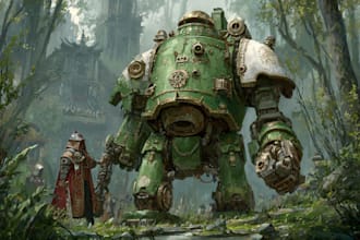 create a warhammer 40k character art