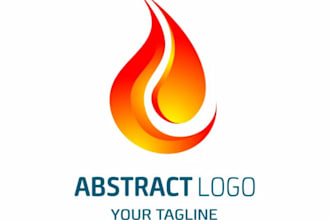 design hvac oil gas plumbing energy industrial business logo