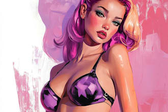 draw a pin up girl and pin up girl