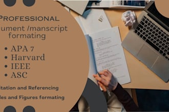format thesis including citations, references, tables, and figures