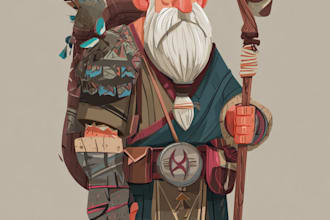 draw 2d game art military character design