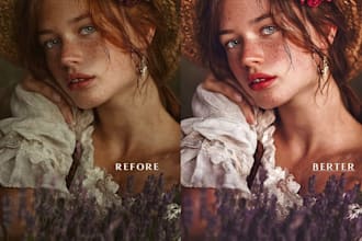 retouch, photo edit, photoshop your photo portrait