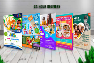 make kids education,child event flyer or baby,day,health care,birthday flyers