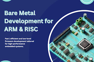 develop bare metal firmware for arm cortex and risc v mcus