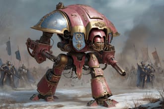 paint a warhammer illustration