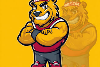 design mascot, character, sports and cartoon logo design