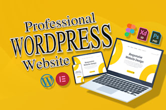convert figma or PSD into a wordpress website using elementor, divi or acf