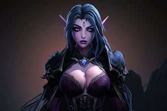 draw your oc, world of warcraft or dnd fantasy character