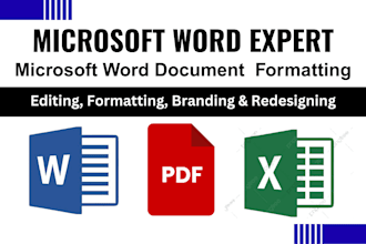 do ms word templates design, branding, typesetting, letterheads