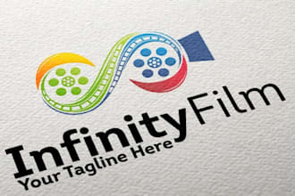 design a movie film production logo