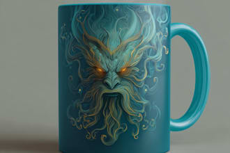 do custom coffee mug design or coffee mug design