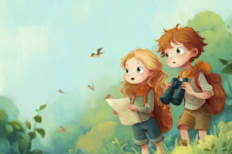 llustrate children story book illustration