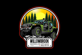 create wonderful and excellent jeep logo design