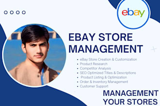 boost your ebay sales with SEO product listing, ebay store management, service