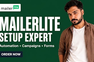 setup and automate your mailerlite email marketing and mailerlite campaigns
