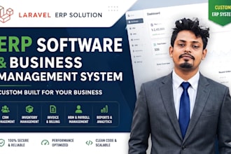 create erp CRM hrm management software