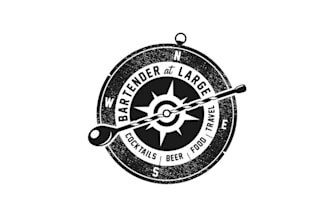 make amazing cocktails beer food travel logo