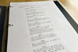 write a professional short film script