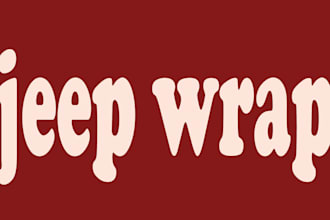 design stunning jeep wrap design, vehical wrap design