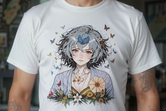 make linocut or cartoon illustration for t shirts