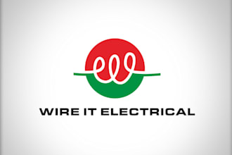 design a modern custom electrical , wire  company logo for your brand