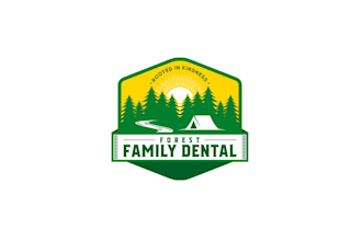 design professional forest family dental logo