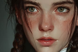 design and illustrate realistic characters