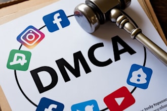 remove and delete facebook, instagram youtube, reddit copyright content by dmca