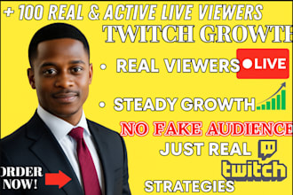 do organic twitch channel and kick promotion for steady growth and monetization