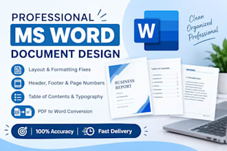create,design,edit ms word,excel and powerpoint document