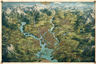 do map illustration map design fantasy map