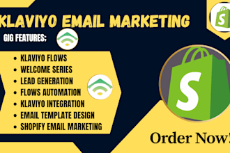 design email template, klaviyo email flows