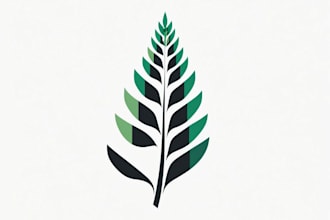 design elegant botanical logo with timeless nature