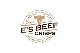 design beef crisps humbled small local business logo
