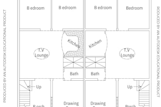create 2d autocad drawings, floor plans,drafting